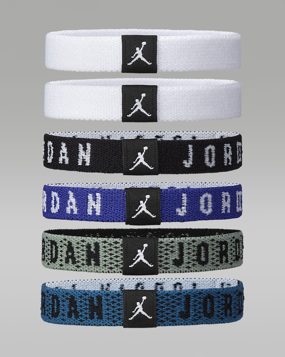 Jordan Hair Ties 6 Pack